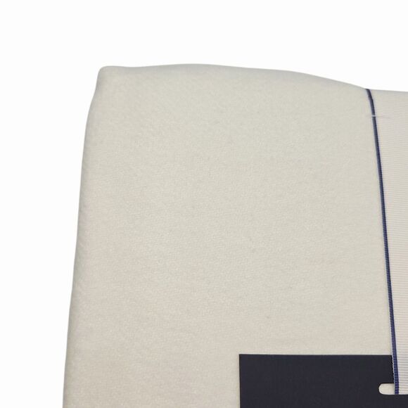 Brooks Brothers Queen Size Ivory Luxuriously Cotton Blanket 90x90 Made In India - Picture 4 of 7